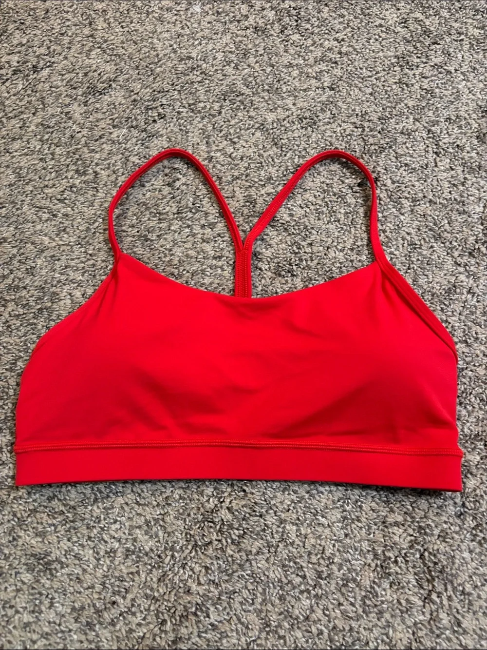 CRZ YOGA Butterluxe Y Back Spaghetti Thin Strap bra size large